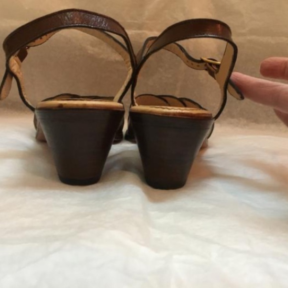 Vintage Maxime Two-toned Sandals Size 37.5 - Picture 4 of 7
